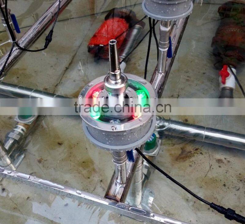 Stainless steel underwater DMX controller 12w led nozzle fountain light