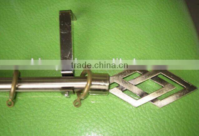 antique brass metal curtain rod with ball fashionable finals
