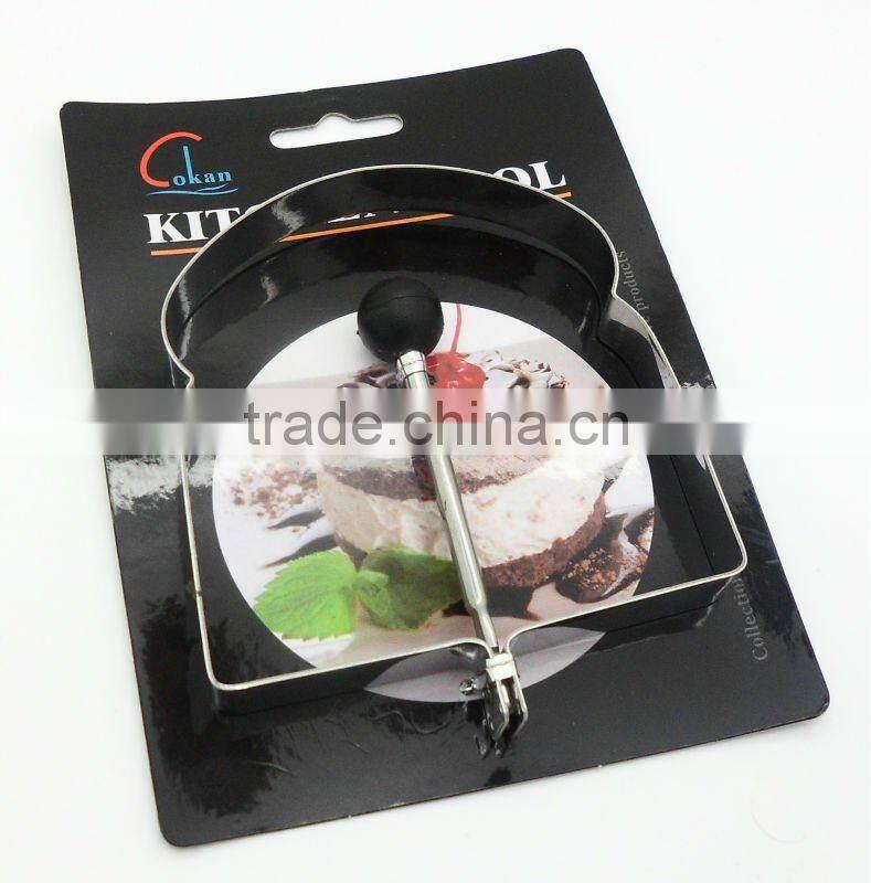 Cross shape stainless steel egg fryer,pancake mold CK-C512