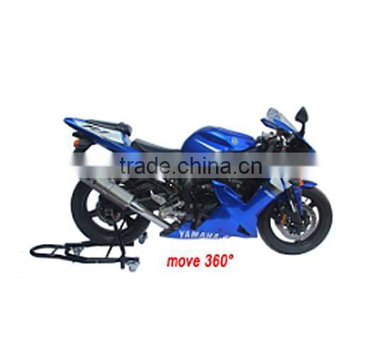 750LBS Motorcycle Rear Paddock Stand Bike Garage mover Slider Dolly