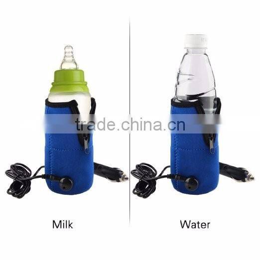 New 12V baby feeding bottle warmer Electric baby bottle travel bottle baby care