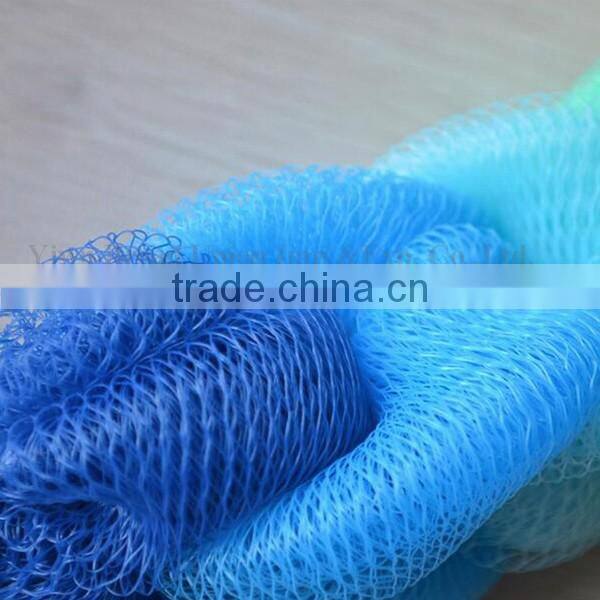 Wholesale Long Shape Natural Mesh Bath Sponge