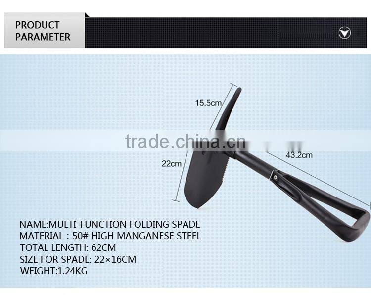 QJ-JS02 multifunction shovels different types of camping shovel travel shovel