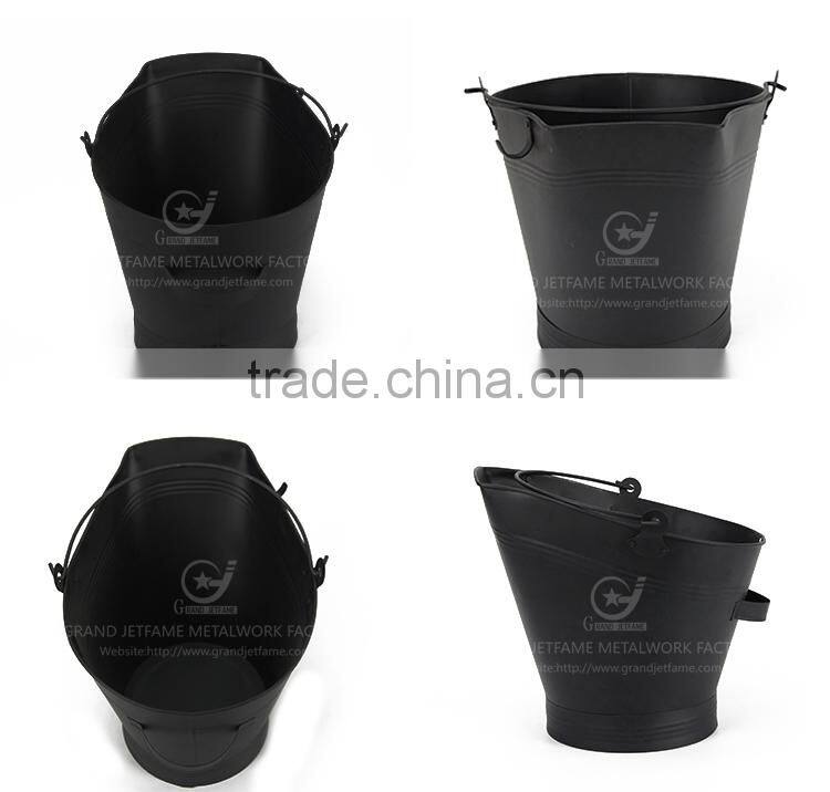 iron ash bin special design metal ash high quality coal bucket