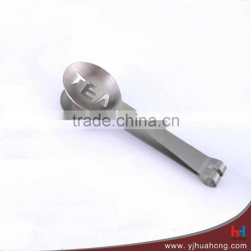 High quality stainless steel bag picker, tea bag tong tea bag squeezer (HT-SS33)