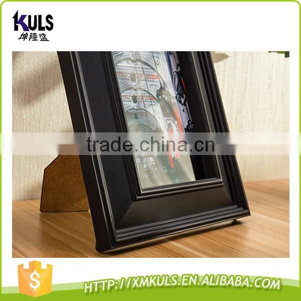 2016 wholesale black white color home decoration wall decor plastic picture photo frame