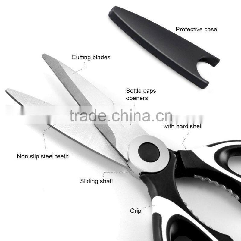 Ideal as Chicken, Poultry, Fish, Meat & Herb Scissors Heavy Duty Kitchen Shears Scissors