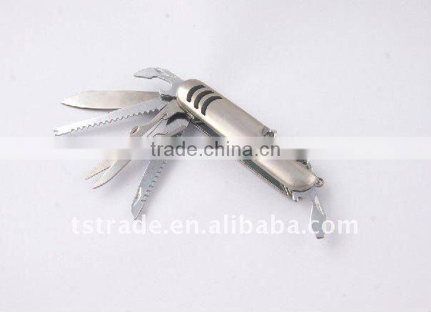 2014 New spring design multi knife pocket knife multi function LED knife K5011SG3