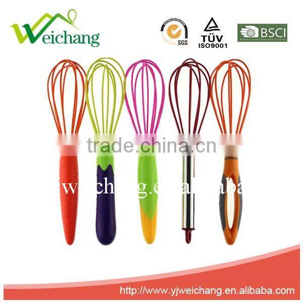 WCR046 New design Egg whisk Silicone Wire Whisk, Egg Frother, Milk & Egg Beater Blender hot sales