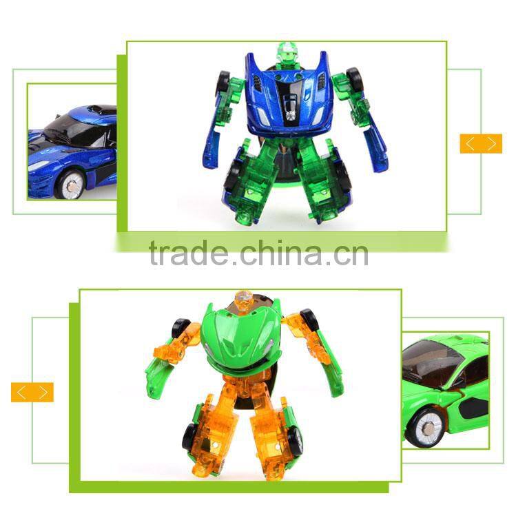 Wholesale children educational set transform metal toy cars