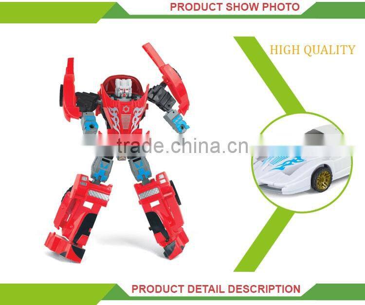 Wholesale plastic deformation car toy walking robot