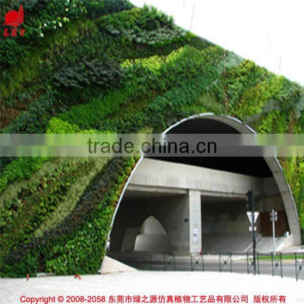 Outdoor green wall long lasting green facades artificial green wall