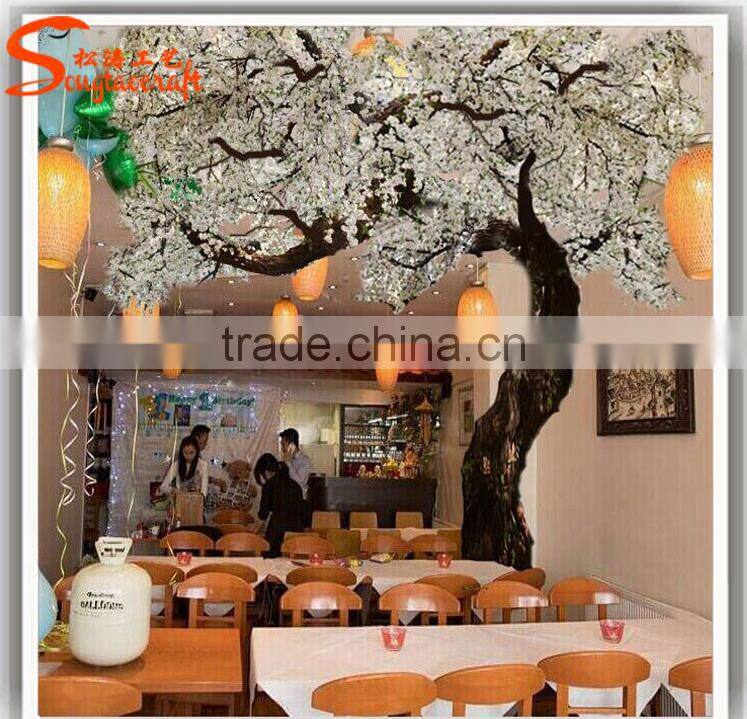 2015 Hot sale wedding decoration ornamental artificial tree fake wedding tree cherry blossom
