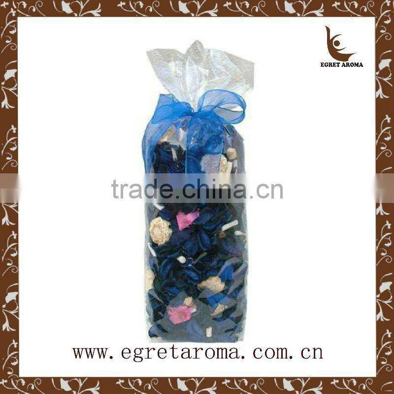 Exotic fragrance packaged potpourri with opp bag
