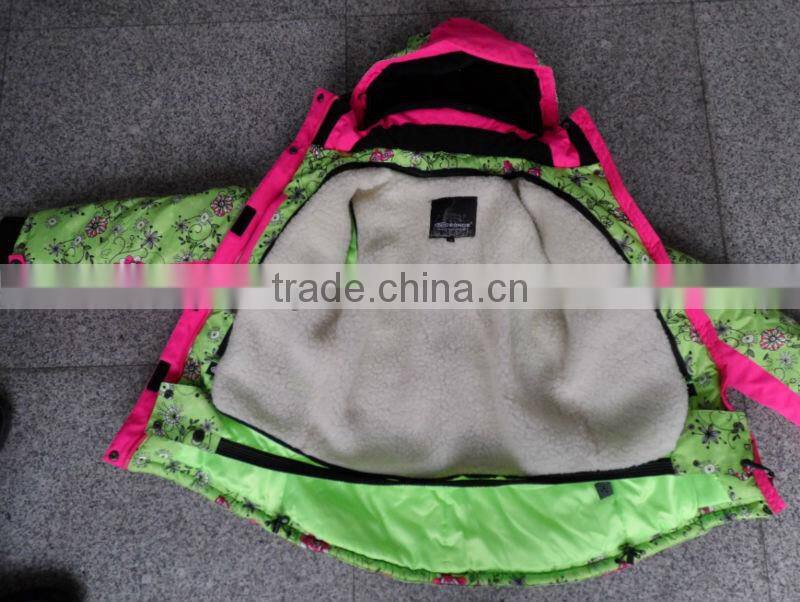 woman snow jacket, woman Waterproof Windproof jacket