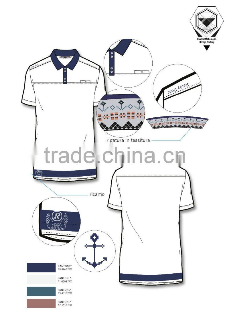 Italy Design services for men's Polo Shirt ODM