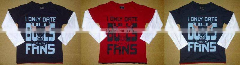 Children high quality Printed Cotton T-Shirt