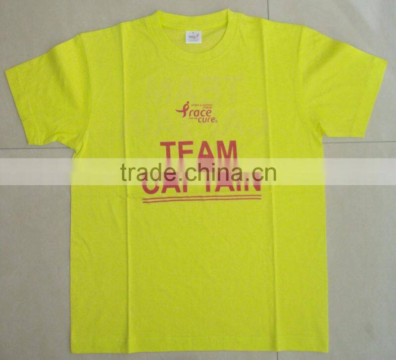 100% cotton printed short sleeve men t-shirts