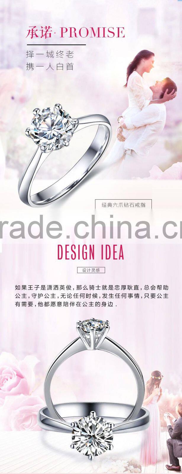 Fashion Finger Ring Designs Women Platinum Wedding Ring Price