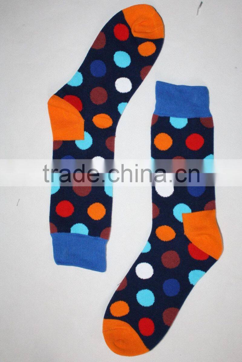 Men polka dots style socks