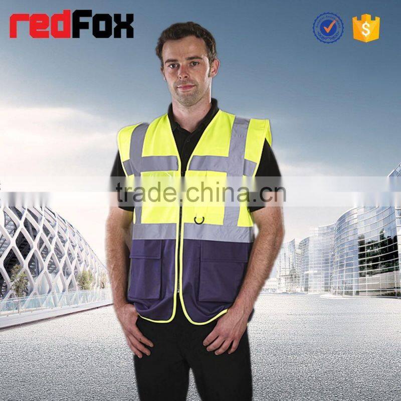 hi vis volunteer aprons with custom logo