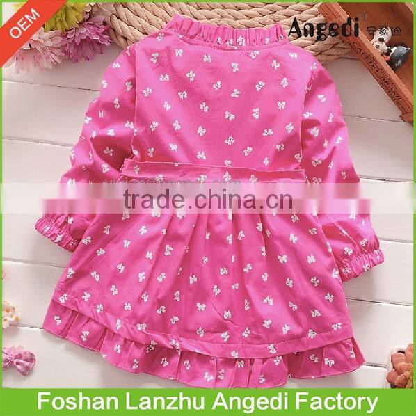 2017 Children trendy clothing Winter Baby Girl Cute long Coat Princess Design Girl's autumn/winter Outerwear Coat