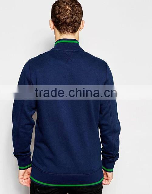 Blue fleece track jacket, sports jacket men