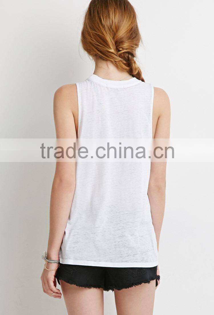 Paris printing tank top selling products 2015 in alibaba