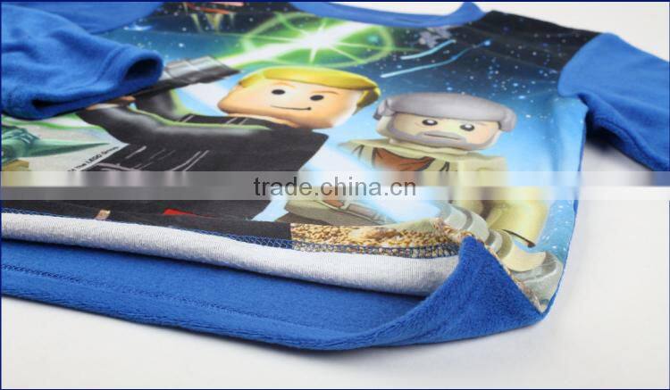 boys clothing sets satin pajamas for children