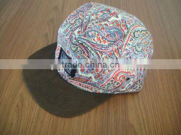 hawaiian print trucker cap