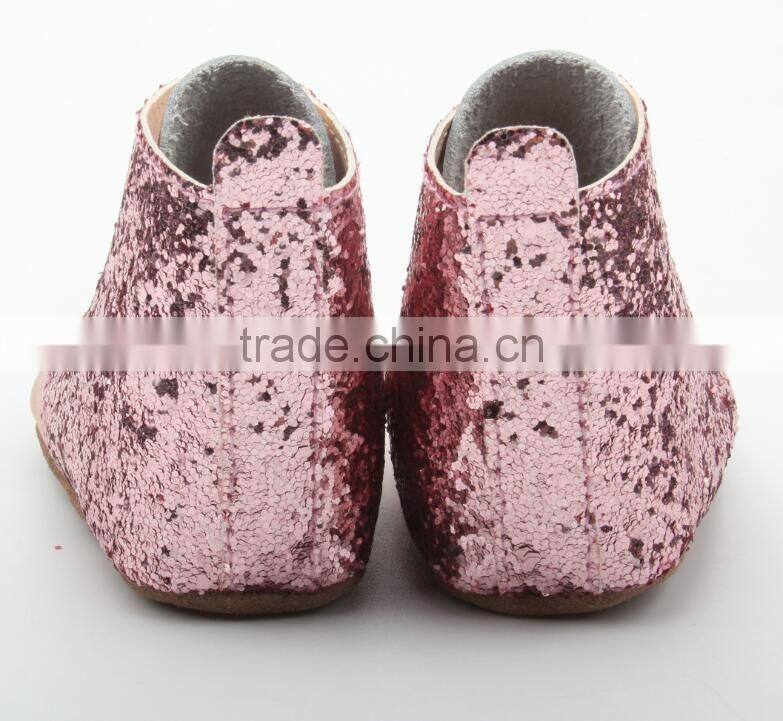 Long shoes Custom Toddler Baby genuine leather girls shoes for kids