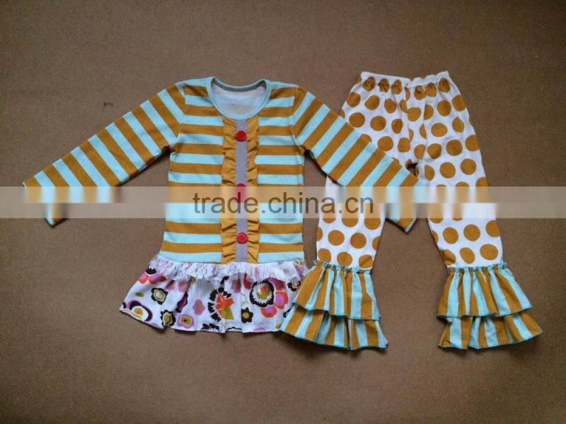 kids fashion clothing outfits girls boutique clothing high quality organic cotton clothing girls fall long sleeve outfit