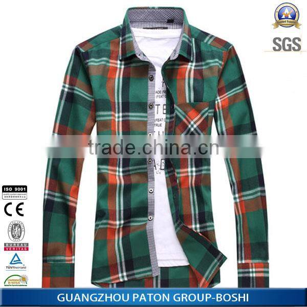 China Supplier Latest Slim Fit Long Sleeve Shirts For Men Pictures