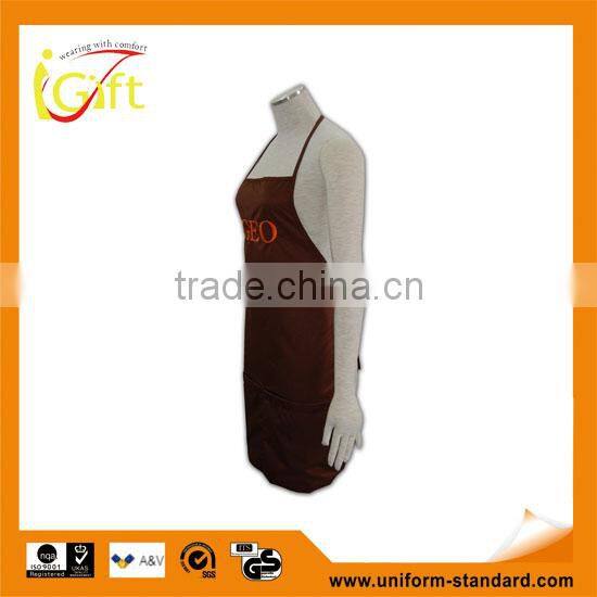 custom work embroidered customized aprons