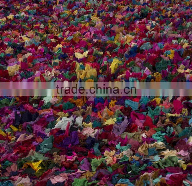 Handmade Recycled Chindi Shaggy Rugs