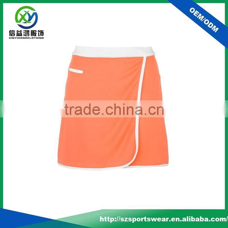 New Design Poloyester Jersey Tennis Uniform Sexy Sport Skort for Girl