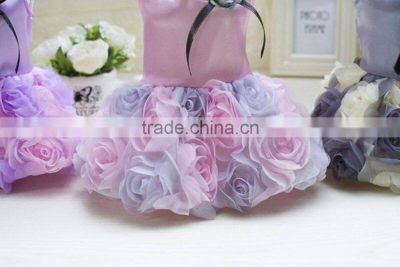R1945H Latest Pet Dress Design,Pet Dog Clothes With Bow-Knot