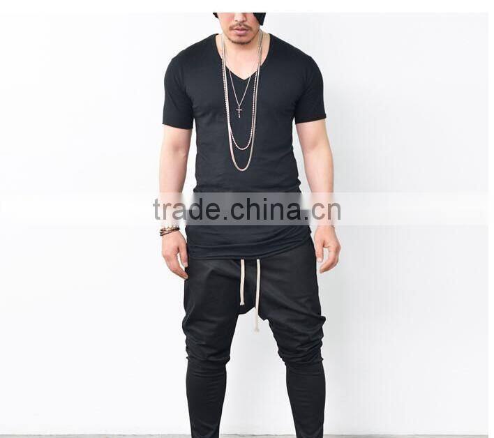 Men's Spandex Drop Crotch Baggy Pants