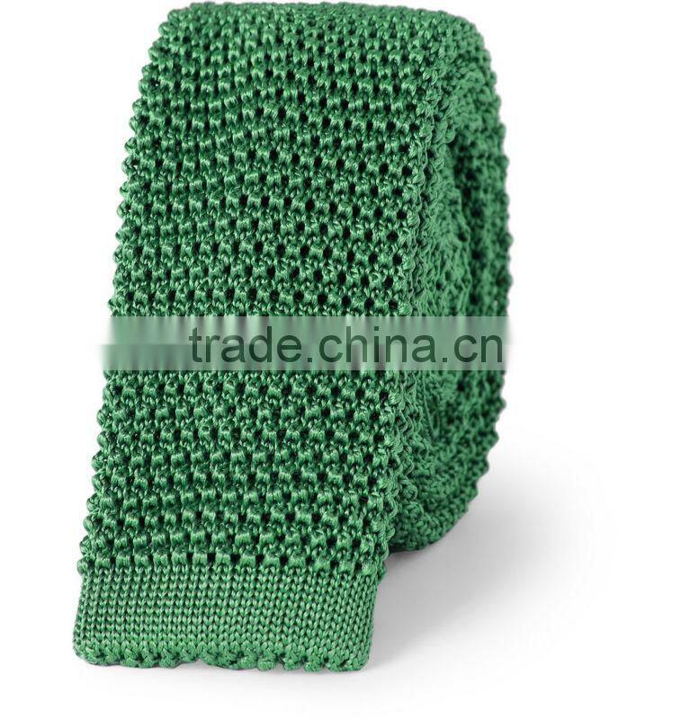 SLIM KNITTED SILK TIE