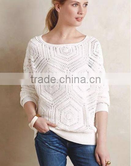 2017 Handmade Ladies Knitted Design Sweater