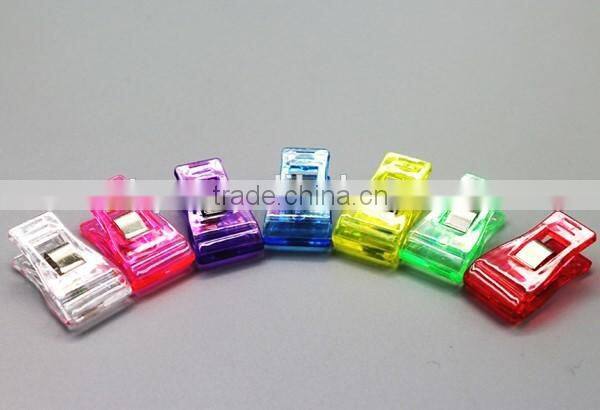 40 PCS colorful sewing &quiting binding craft wonder clips-3.3x1.8cm