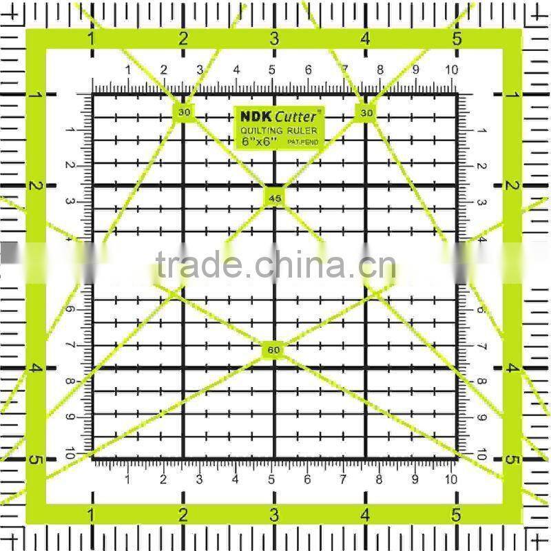 Quilting Ruler 6''x6''