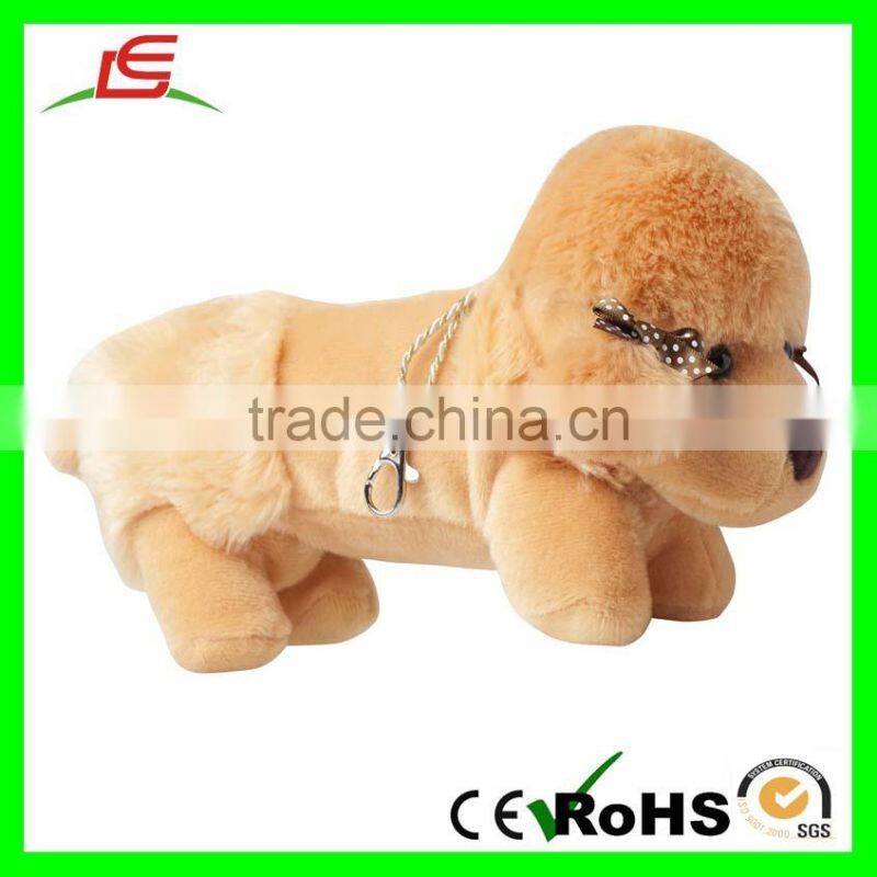 E302 Poodle Fluffy Animal Pen Holder Plush Dog Pencil Case
