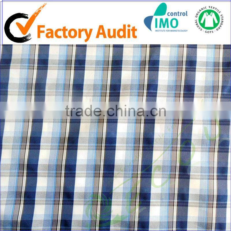 2014 new style supply 100% polyester yarn dye fabric