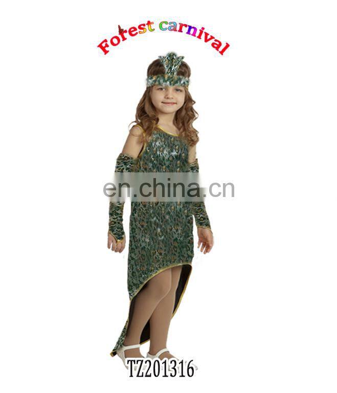 Snake Animal Party Costume Kids Costume for Girls