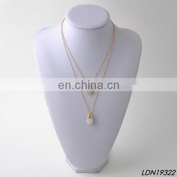 Druzy Stone Necklace Crystal Necklace