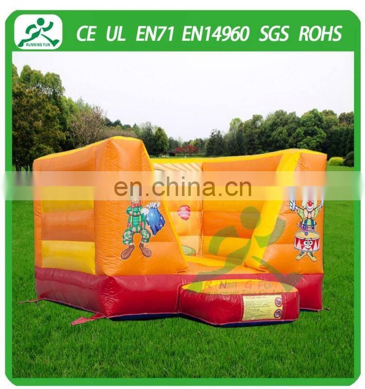 Mini inflatable clown open bouncy castle