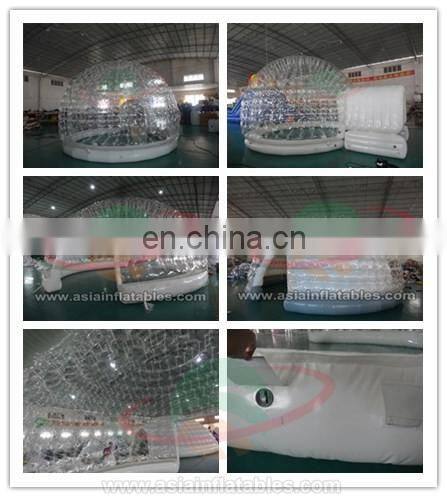 PVC Inflatable Christmas Snow Globe Indoor Inflatable Snow Globes For Christms