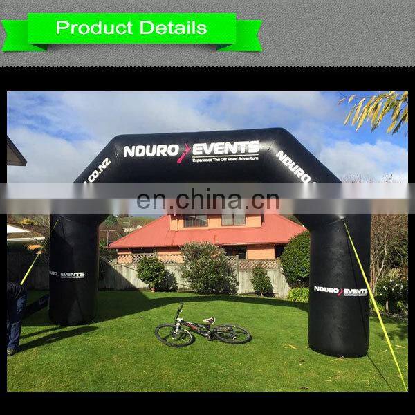 black square block inflatable arch for advertising