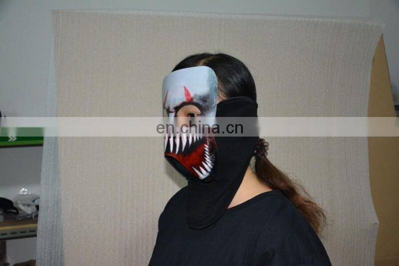 Custom Unisex Party Bar Mask, Glowing Mask,Cold Light Voice Control Mask